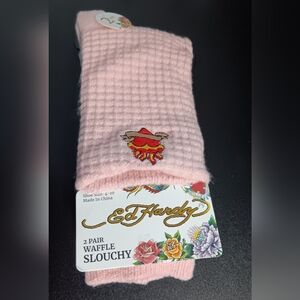 Ed Hardy Waffle Knit Socks (NWT)